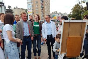 Роман Старовойт посетил «Молодежный проспект» в Курске