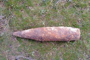 В Курске найден артиллерийский снаряд времен ВОВ