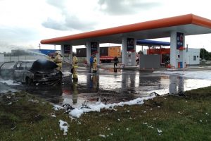 В Курской области взорвалась автозаправка