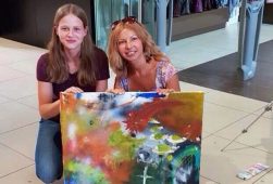 Немецкие школьники посетили мастер-класс курской художницы