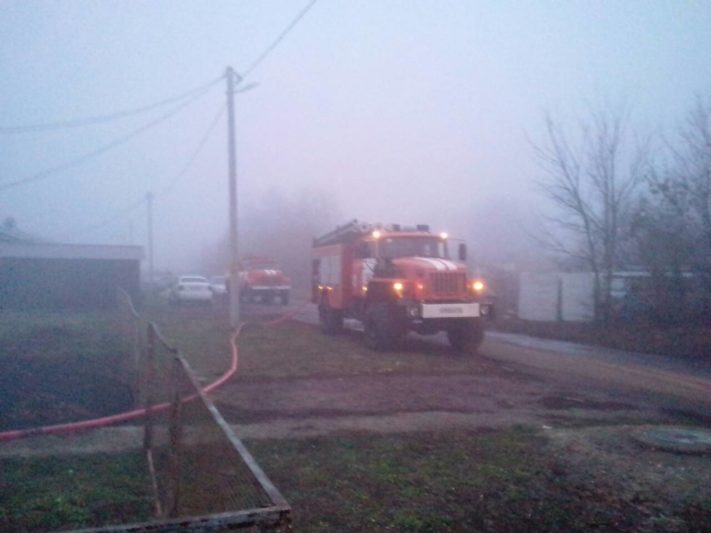 В Курской области при пожаре сгорели трое детей