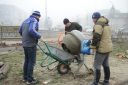 Курск: на Московской площади меняют плитку