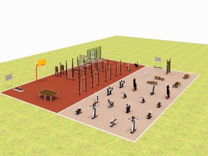 В районах Курской области строятся ФОКи