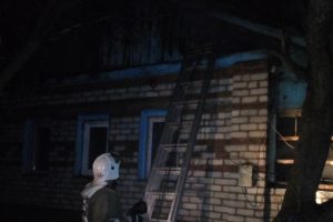 В Курской области при пожаре пострадал курянин