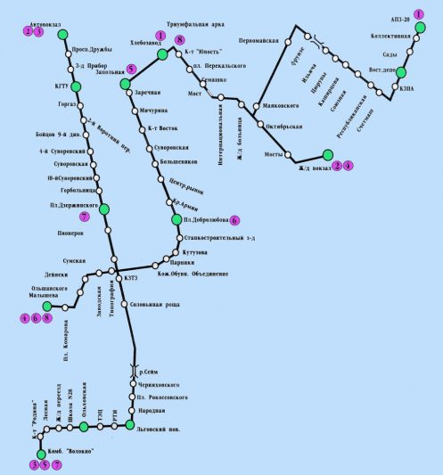 В Курске разработали новые маршруты для троллейбусов и трамваев