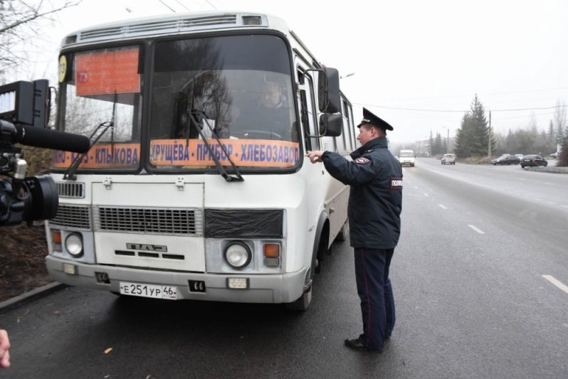 В Курской области за год произошло более 50 ДТП с участием маршрутных автобусов