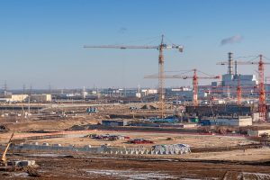 Самая высокая градирня на Курской АЭС-2