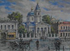 Курский художник Олег Радин вновь распродает картины по 5 тысяч рублей
