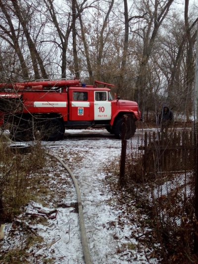 Курская область: при пожаре пострадал мужчина