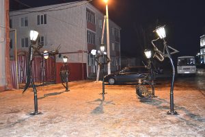 Необычные фонари появились в Курской области