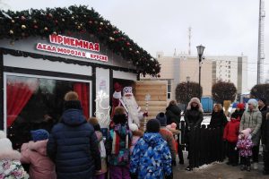 В Курске попрощались с Дедом Морозом