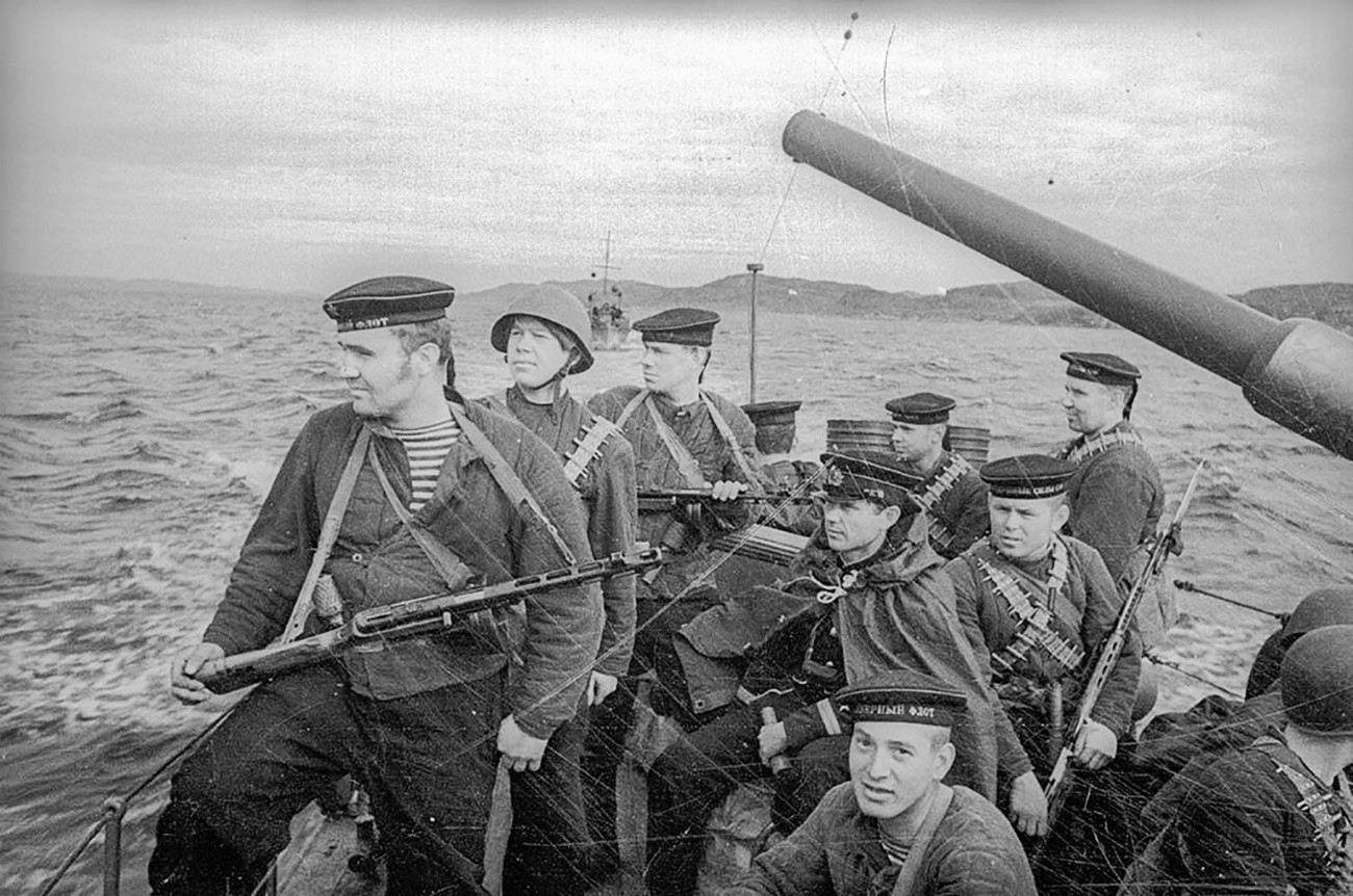 Морские пехотинцы Балтийского флота ВОВ 1941