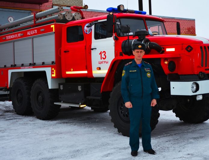 Щигры Курской области получили новую пожарную машину