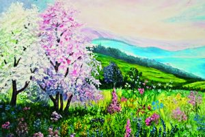 Курские художники  встречают весну с цветами