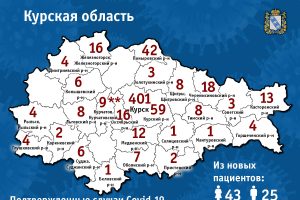 Последние данные  по ситуации с коронавирусом  на территории Курской области