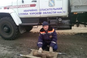 В Курской области вновь обнаружили неразорвавшийся снаряд