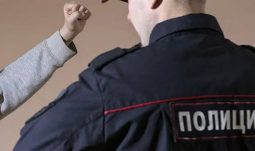 Пьяный житель Курской области избил сотрудника полиции