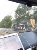 В Курской области в ДТП сгорели два автомобиля