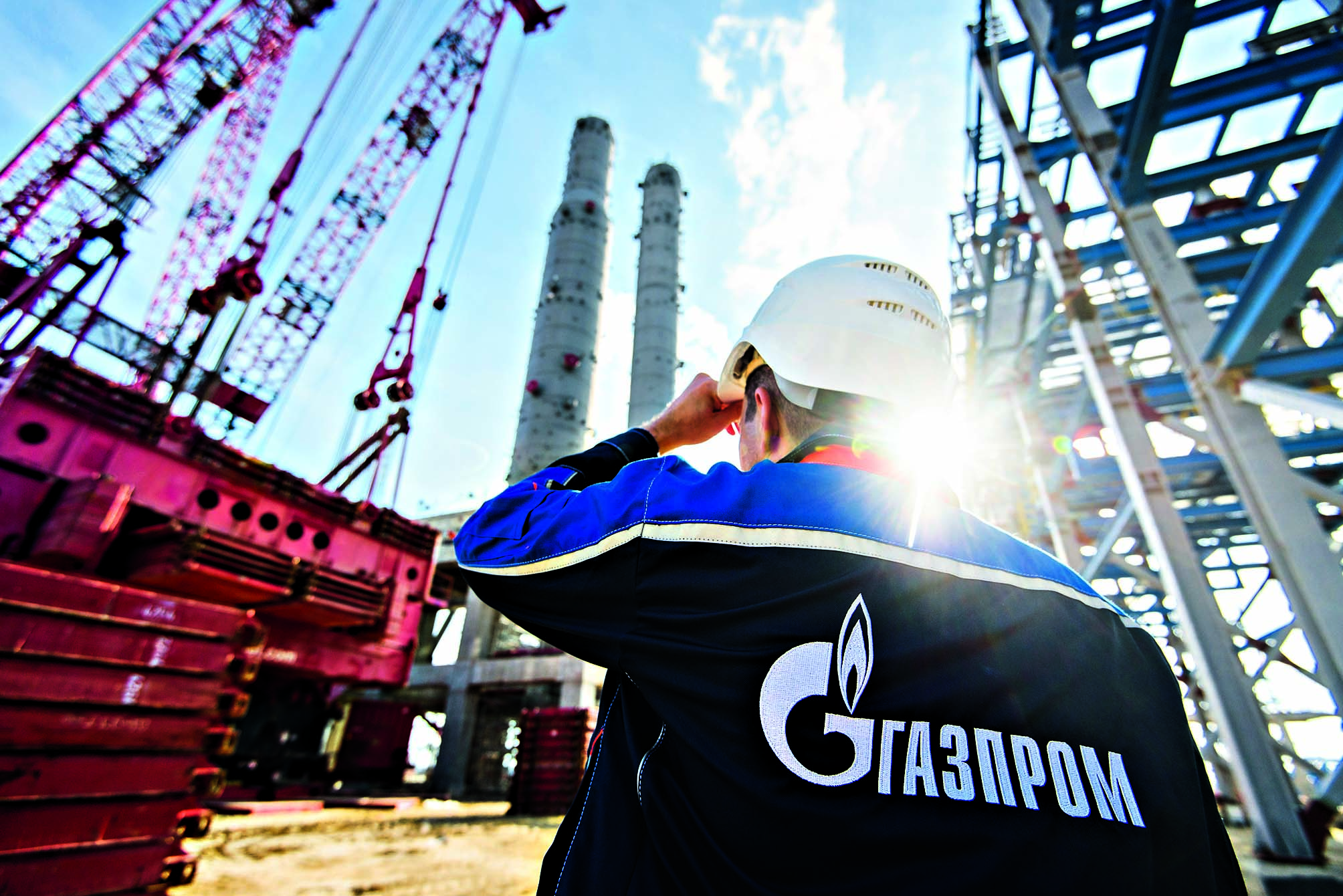 Франция газ россия. Работник Газпрома.