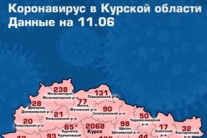 Оперативные данные по ситуации  с коронавирусом  на территории Курской области