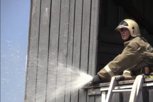 В Курске проходят соревнования подразделений противопожарной службы