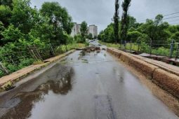 В Курской области начали ремонтировать «поющий мост»