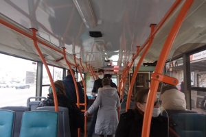 В Курске водители маршруток перестали нарушать масочный режим