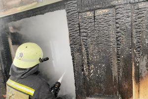 В Курской области из горящего дома спасен мужчина