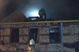 В Курской области на пожаре пострадала 48-летняя женщина