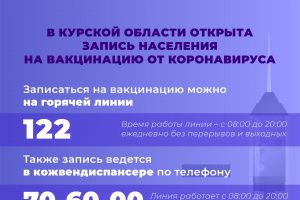 В Курской области начинается массовая вакцинация от COVID-19