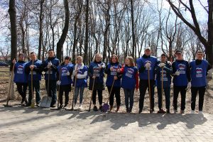 Жители Обоянского района Курской области присоединились к общеобластному субботнику