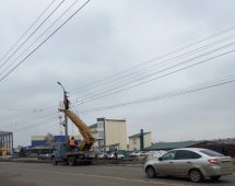 В Курске отремонтировали освещение на Магистральном проезде