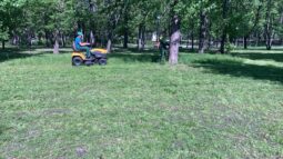 В Курске покосили почти 23 гектара газонной травы