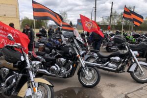 В Курске проходит мотопробег, посвященный Дню Победы