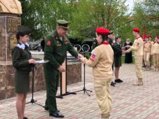 В Курской области отряду юнармии присвоили имя генерал-майора Юрия Евтушенко