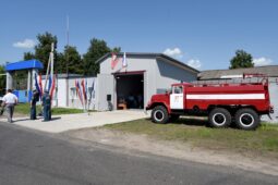 Сегодня открыли пожарный пост в Поныровском районе Курской области
