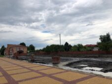 В Глушково Курской области продолжают реконструкцию главной площади