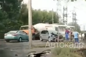 В Курске в аварии на ПЛК пострадал водитель и пассажирка