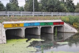 В Курской области «поющий мост» вновь стал арт-объектом