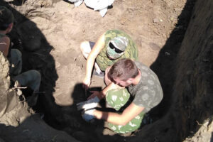 В Знаменской роще  нашли останки 29 человек