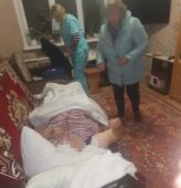 В Обояни Курской области пожарные спасли запертую в квартире пенсионерку