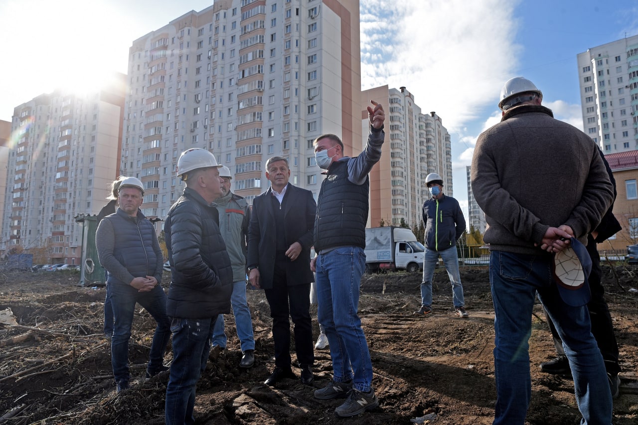 Новая строящаяся школа на Клыкова Курск
