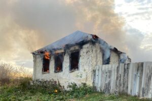 В Курской области в огне погибли двое мужчин