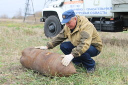 В Курской области обнаружили 250 килограммовую немецкую авиабомбу