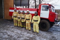 В Курской области появился еще один пост добровольной пожарной команды