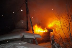1 января в Курской области произошло 4 пожара
