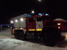 В Курской области из горящего дома эвакуировали 27 человек