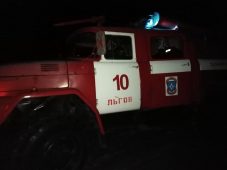 На пожаре в Курской области спасли 37-летнего мужчину