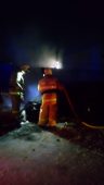 Ночью в Курской области сгорел автомобиль ВАЗ 2112
