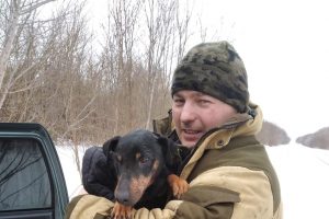 В Курской области охотник 5 суток искал собаку Нору в норах